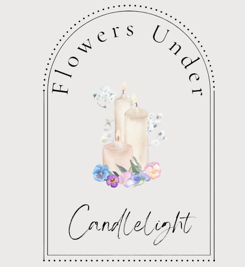 Flowers Under Candlelight 